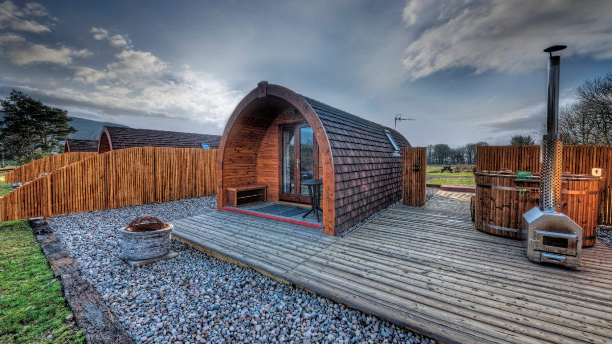 Highfield Hiolidays Glamping Pod - Client of Daniel Easterbrook