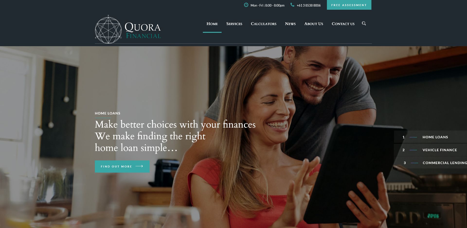 Quora Financial wesbite development and digital marketing consultancy - Client of Daniel Easterbrook